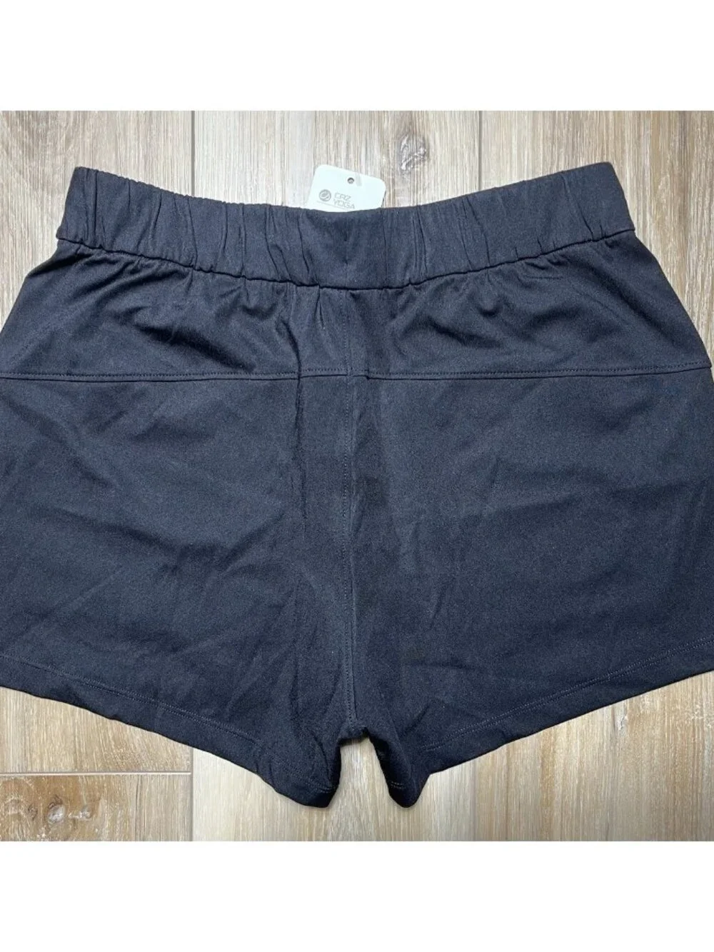 NWT CRZ Yoga Elastic Black Casual Shorts Inseam 2.5" - Women Size Small (4/6) - Picture 7 of 11